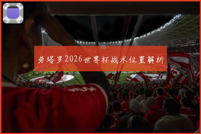 劳塔罗2026世界杯战术位置解析